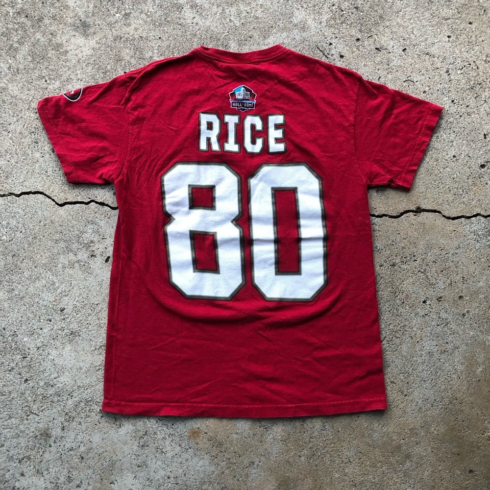 Vintage Y2K 49ers Jerry Rice NFL Football T-Shirt